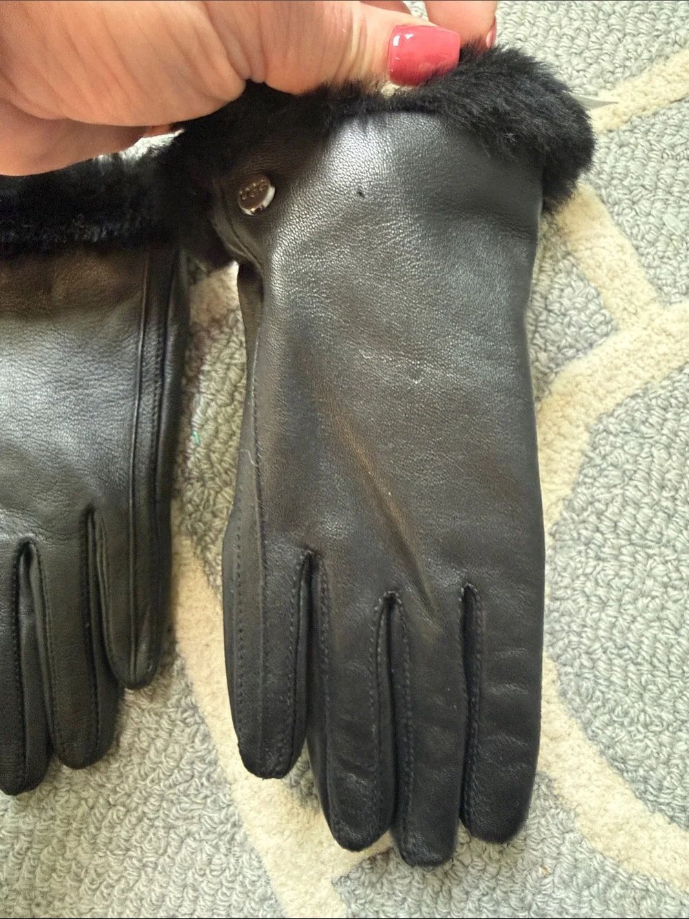 UGG black leather